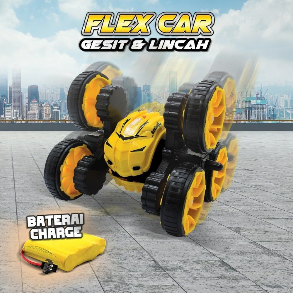 Flex RC Off-Road Full Speed Racing 6 Wheel Car